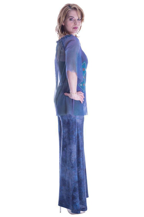 Bluza tul cu broderie  Liza Panait Liza Panait Online Boutique